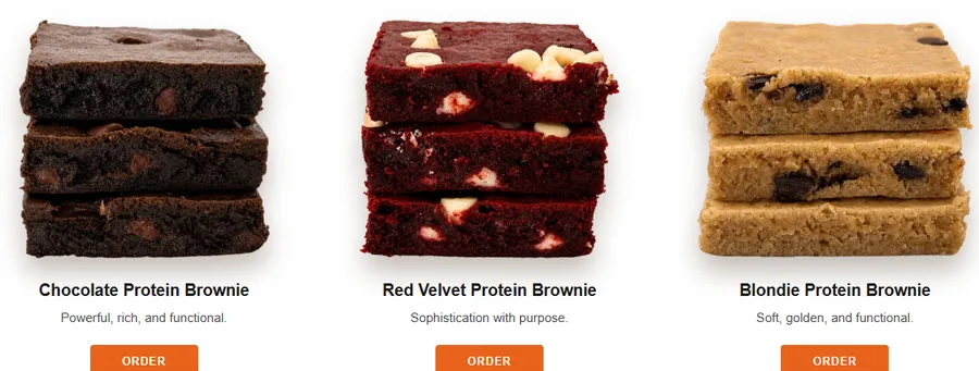 Product cards on the Right Chews Foods site